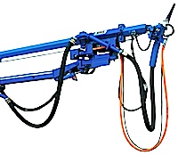 Brazo robot para gunitado